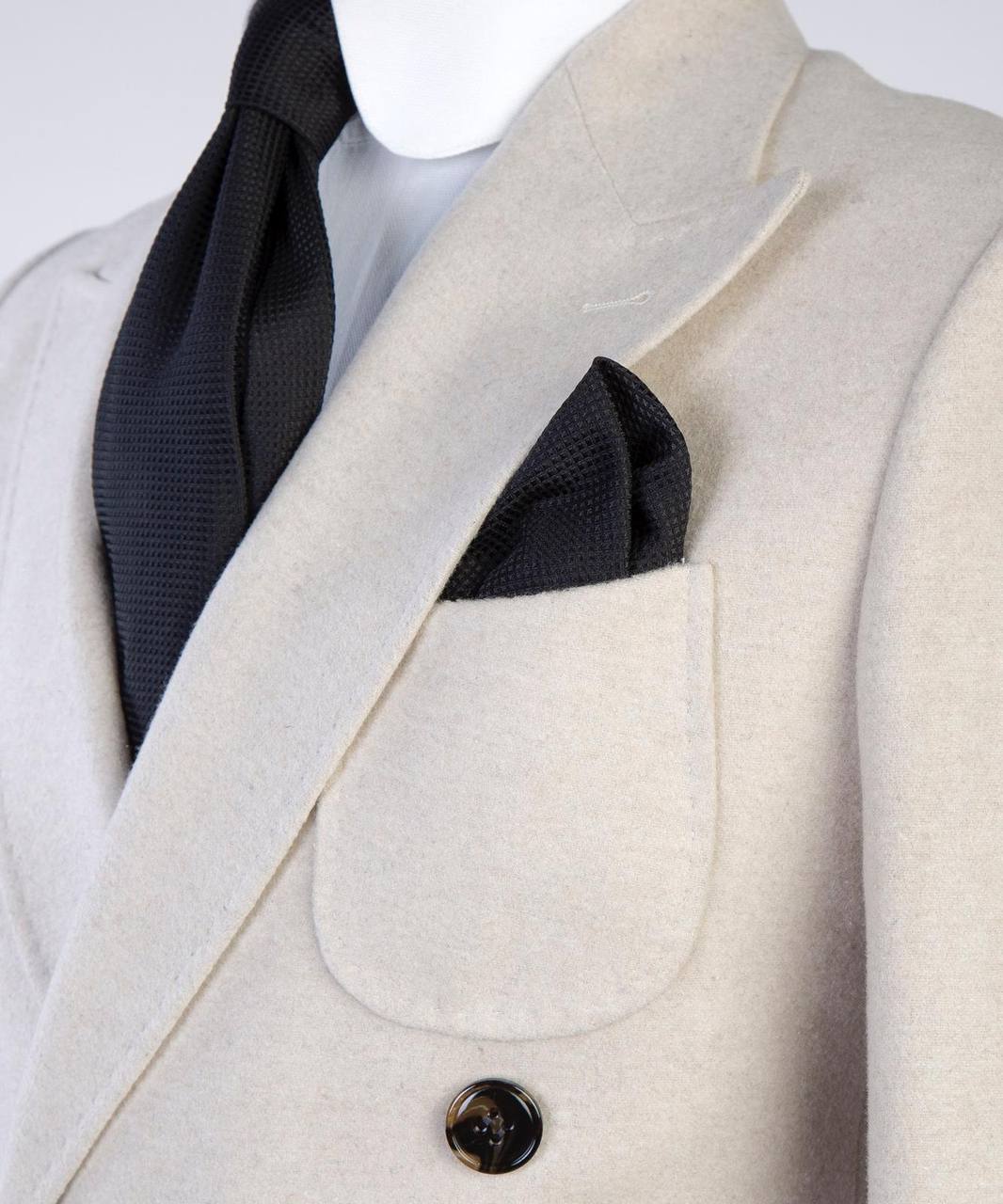 Light Beige Double Breasted Coat