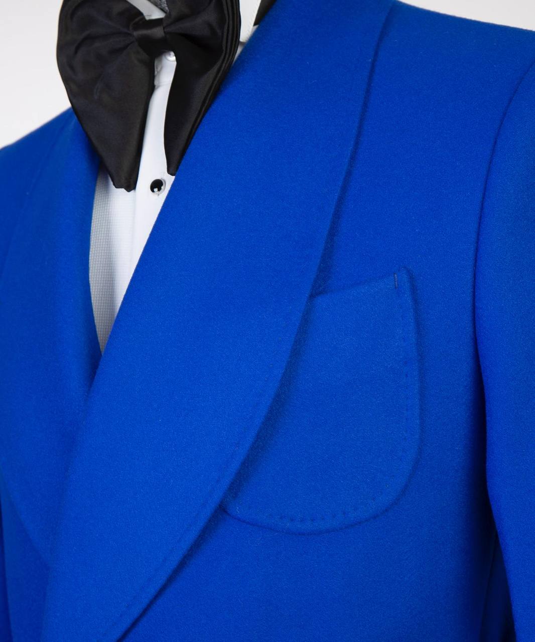 Royal Blue Double Breasted Coat