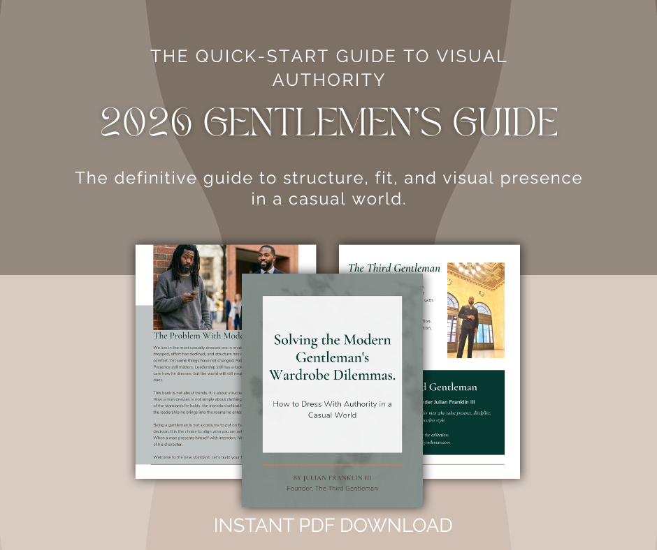 The 2026 Style Playbook: Visual Authority in a Casual World - front view - The Third Gentleman