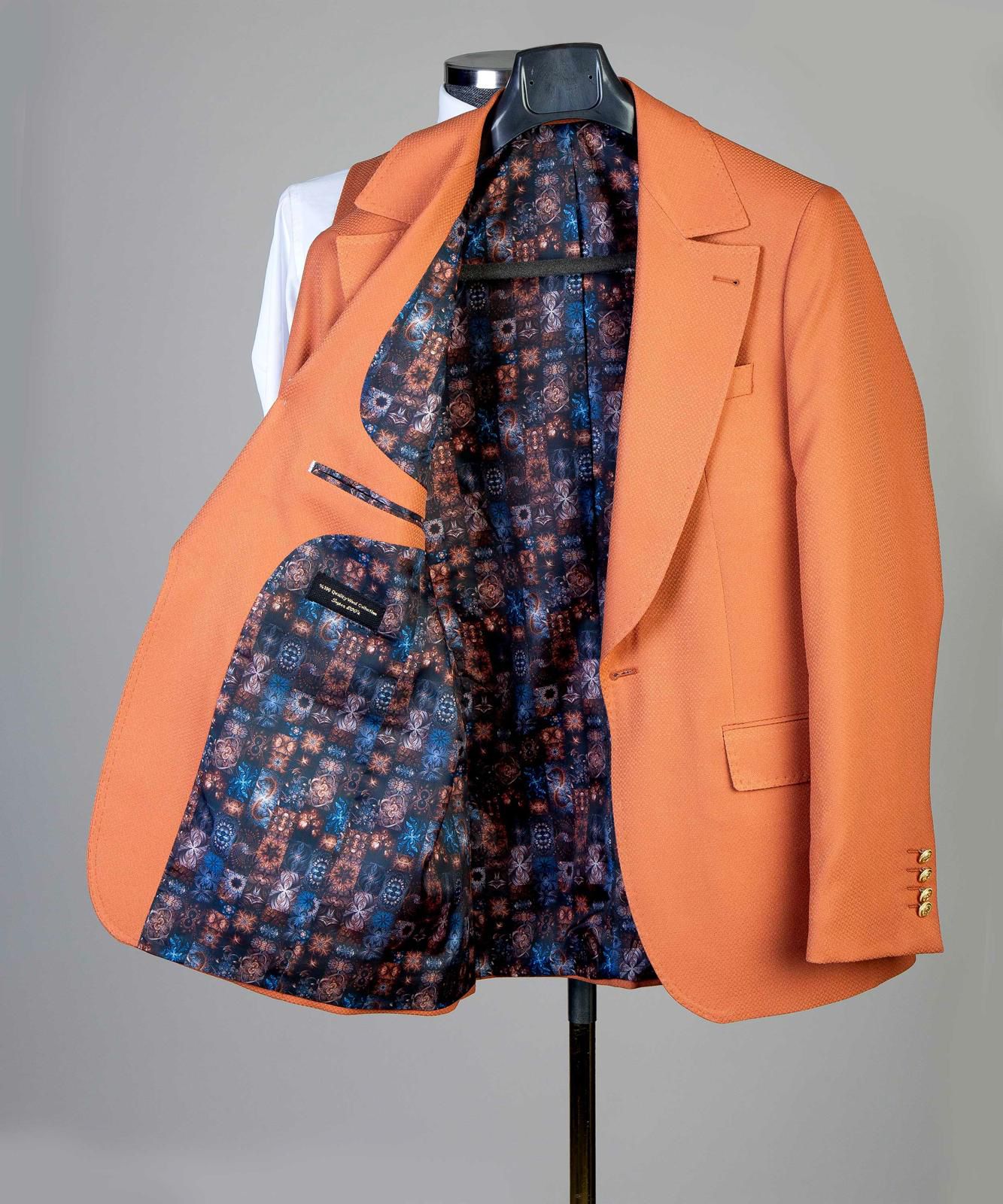 Burnt Orange 3-piece Suit