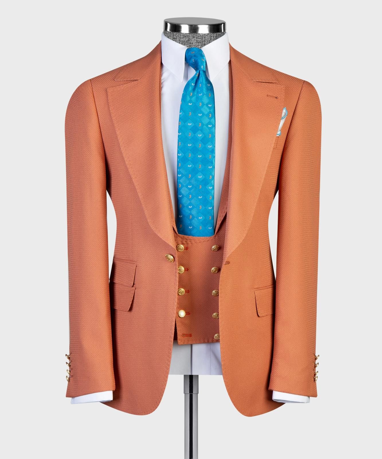 Burnt Orange 3-piece Suit