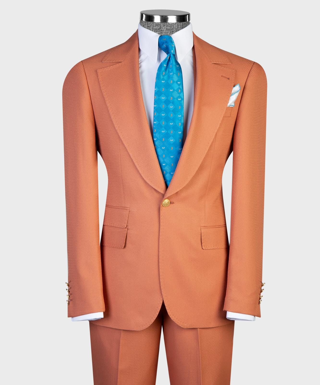 Burnt Orange 3-piece Suit