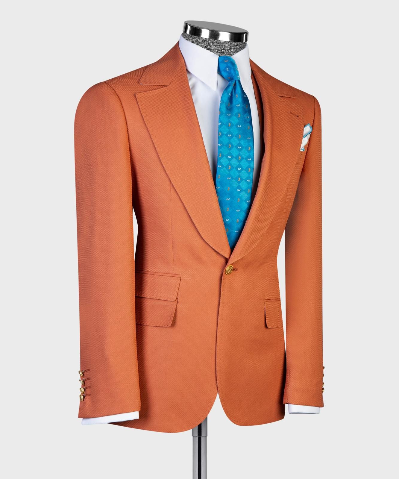 Burnt Orange 3-piece Suit