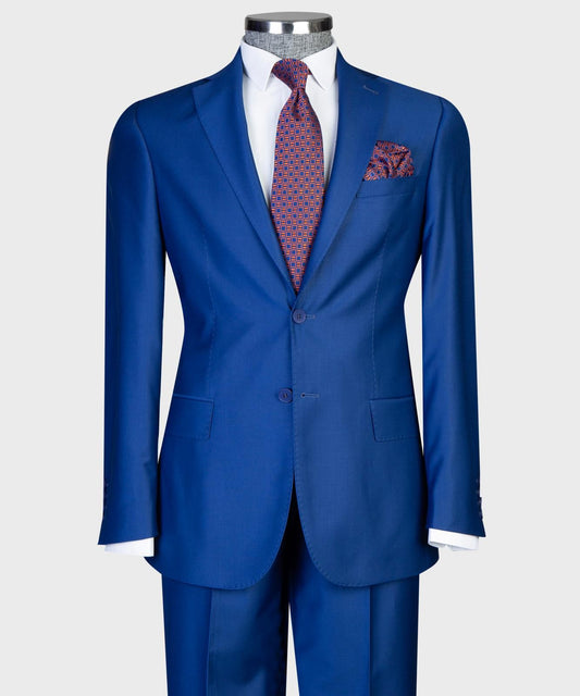 Royal Blue 2 Button Suit