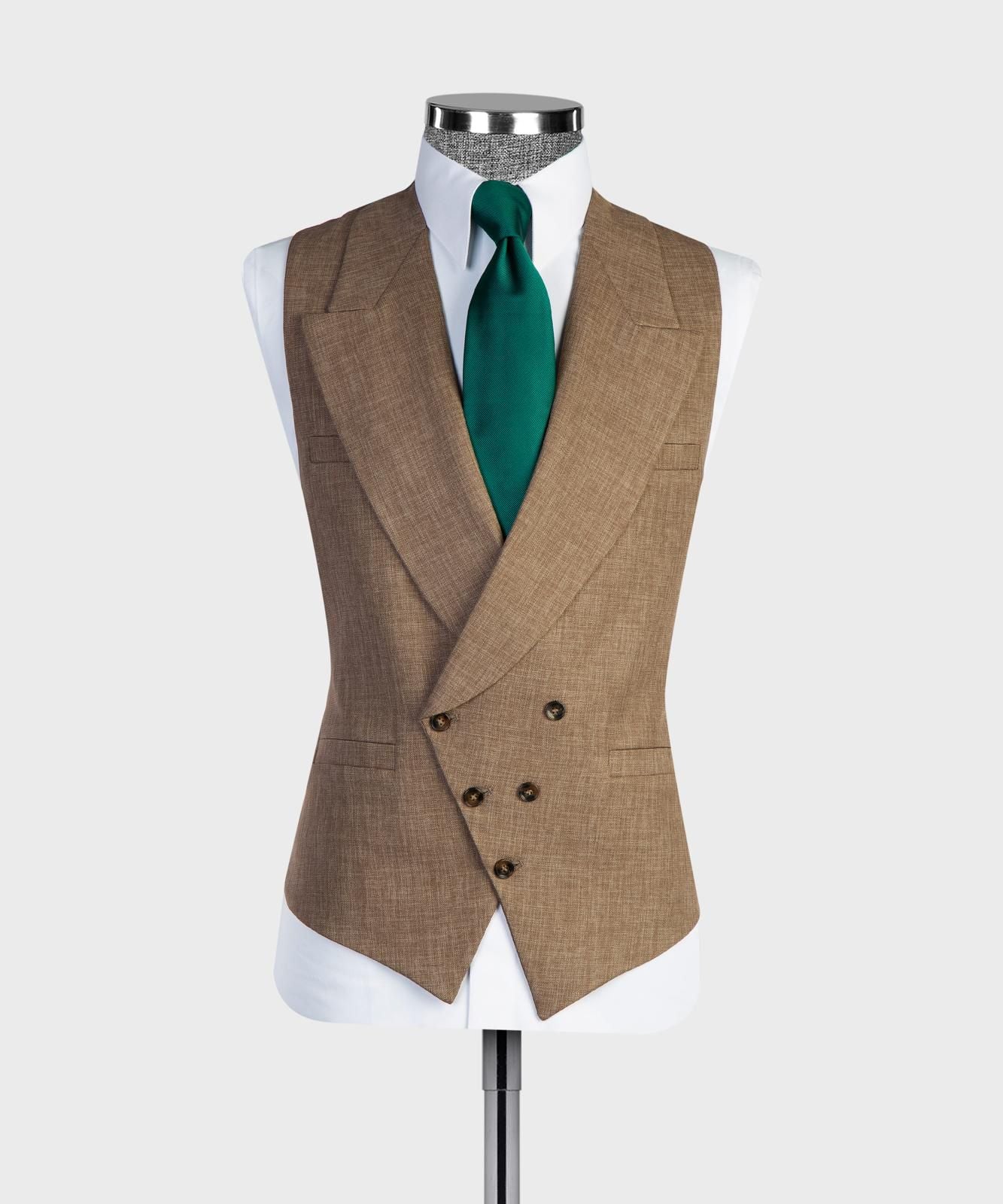 Warm Camel 3-piece Suit