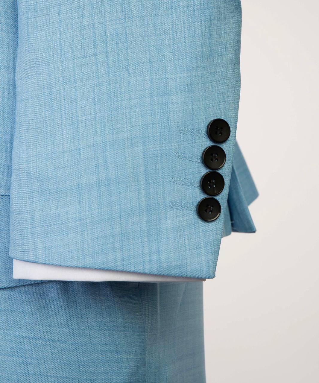 Light Blue Double Breasted Suit