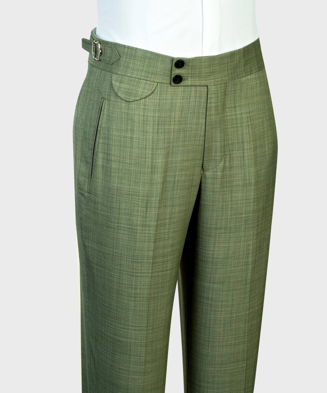 Green Double Breasted Suit