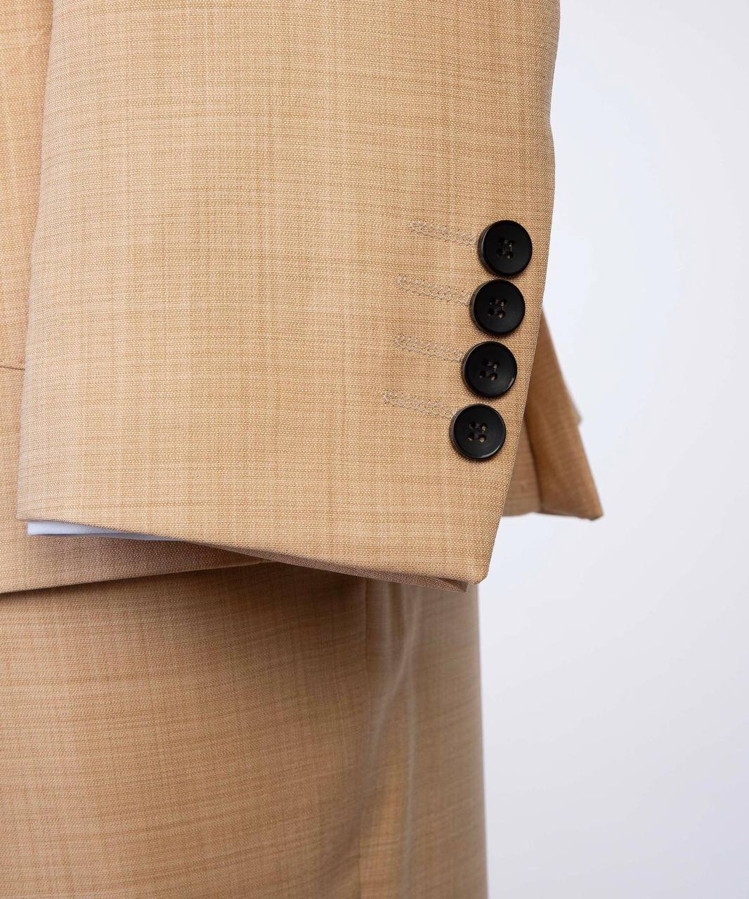 Apricot Double Breasted Suit