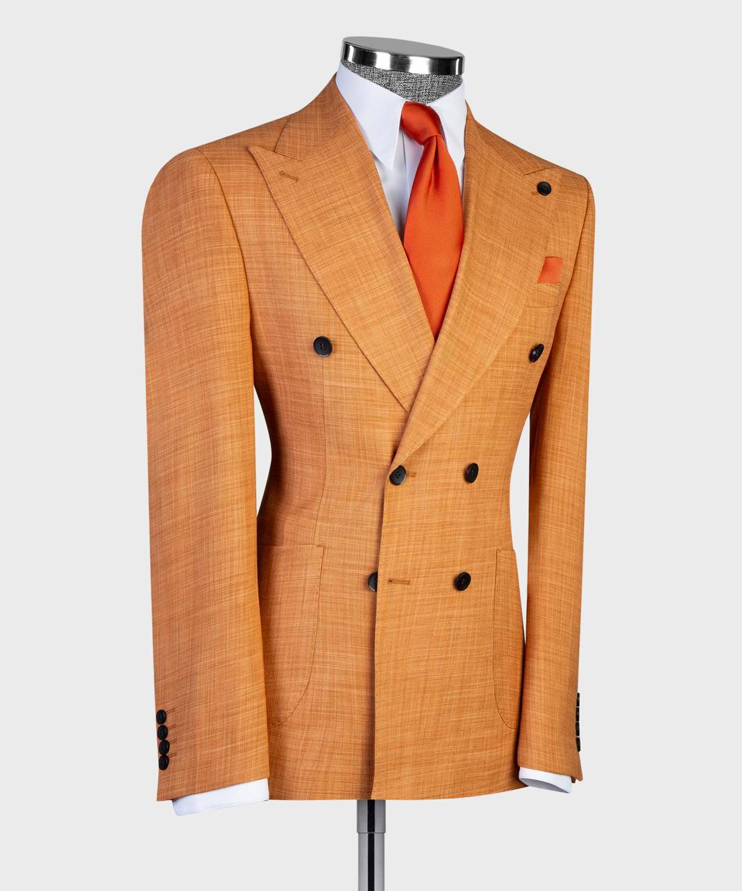 Terracotta Double Breasted Suit