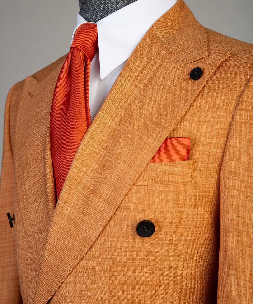 Terracotta Double Breasted Suit