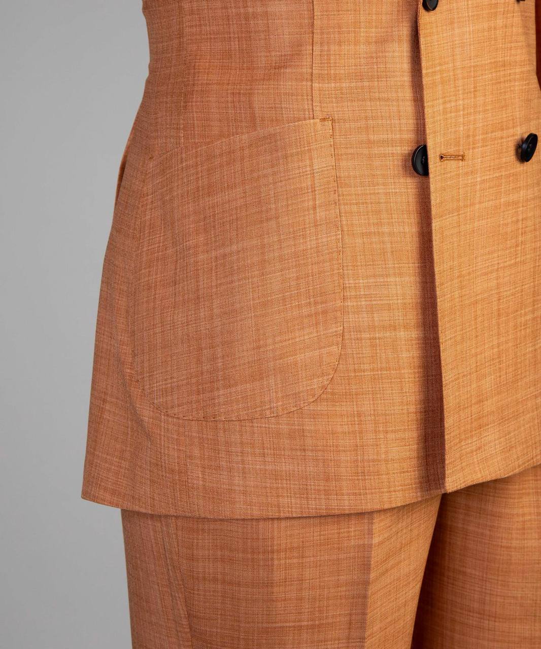 Terracotta Double Breasted Suit