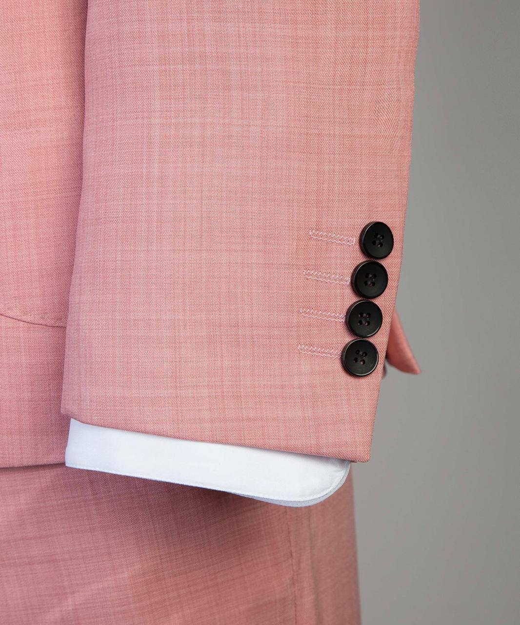 Soft Coral Pink Double Breasted Suit