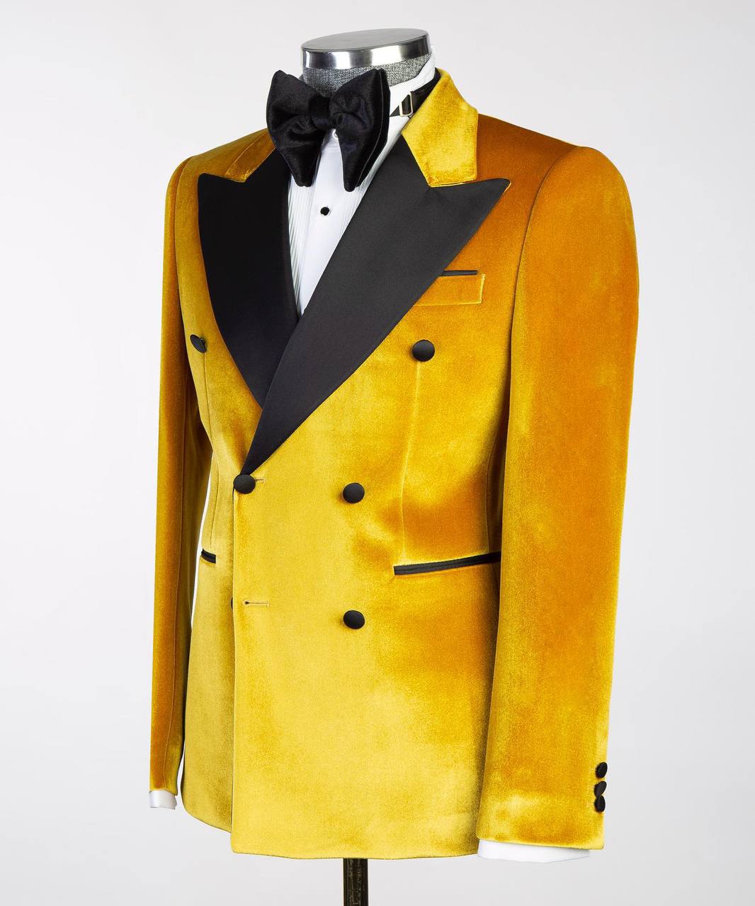 Velvet Golden Yellow Gentleman's Tux
