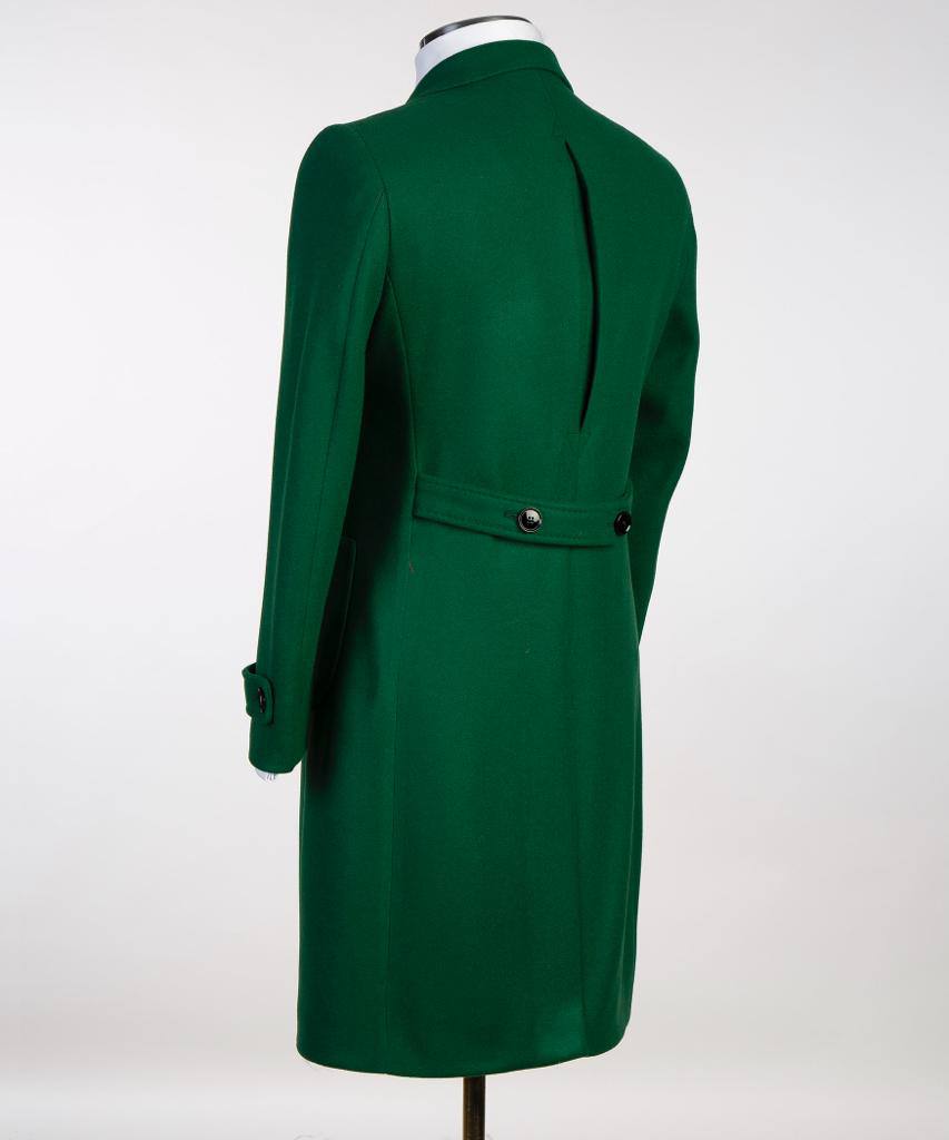 Rich Emerald Double Breasted Coat