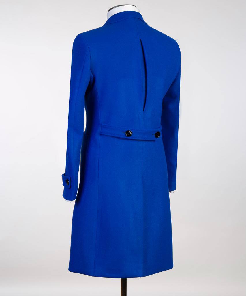 Royal Blue Double Breasted Coat