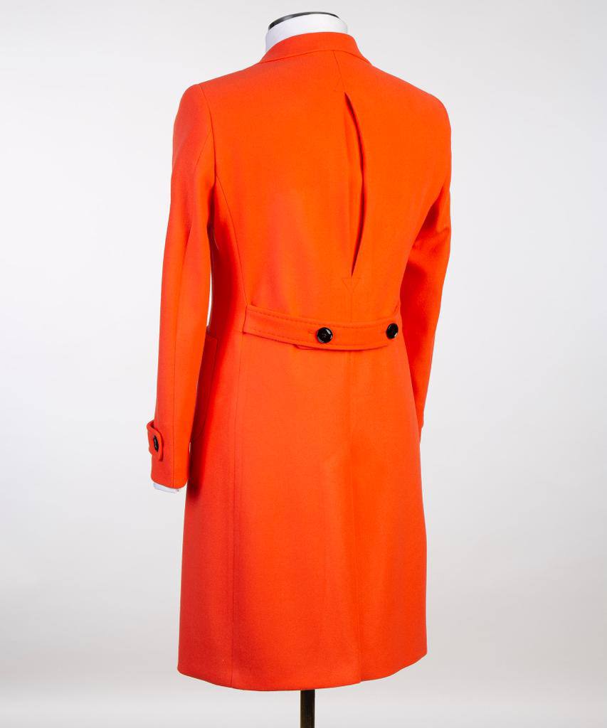 Tangerine Double Breasted Coat
