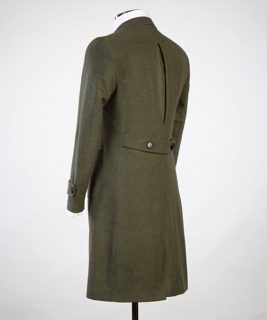 Olive Green Double Breasted Coat