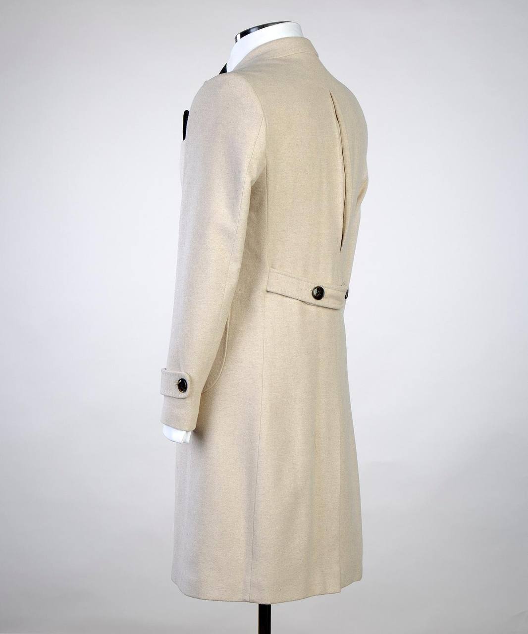 Light Beige Double Breasted Coat