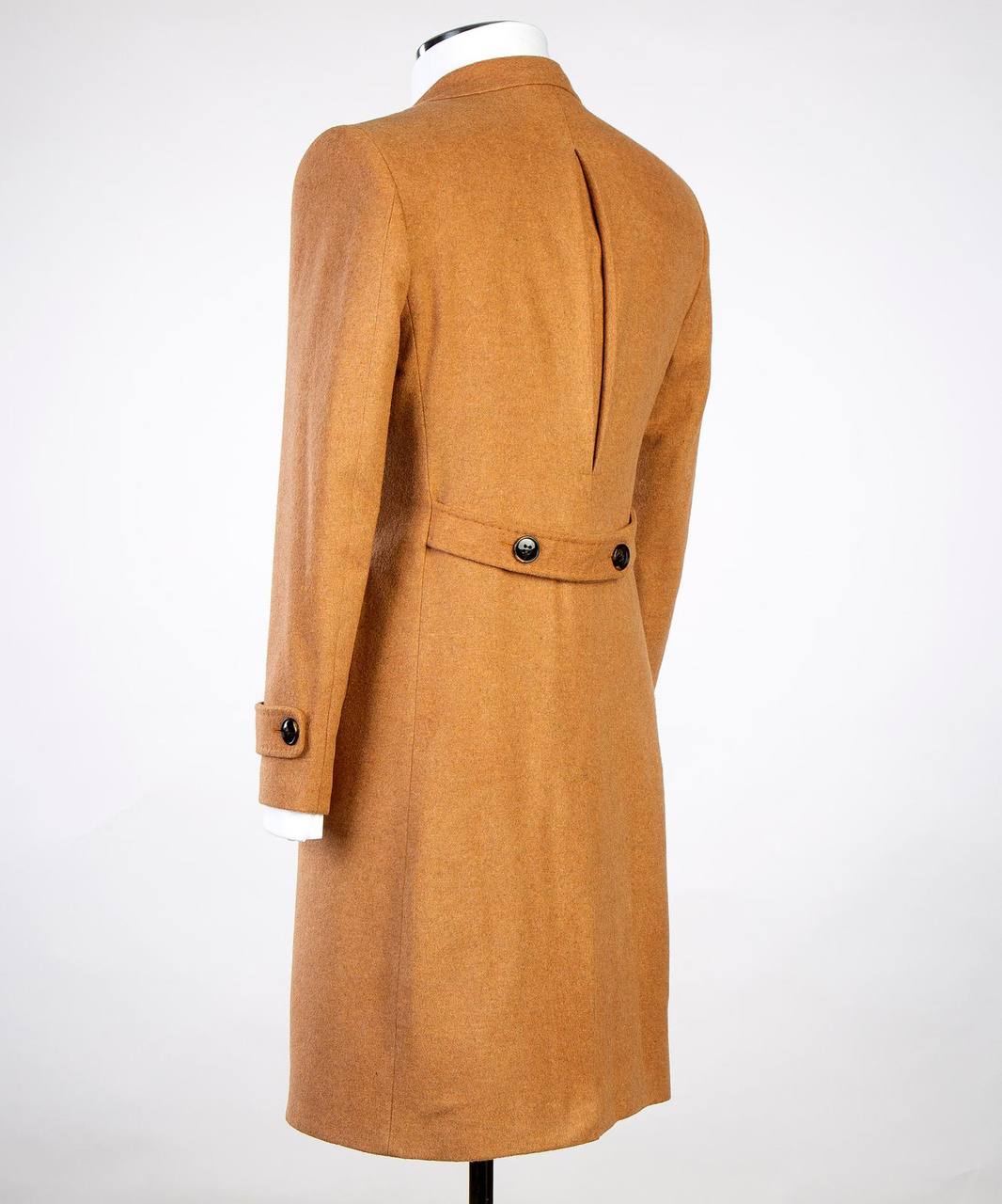 Warm Caramel Double Breasted Coat