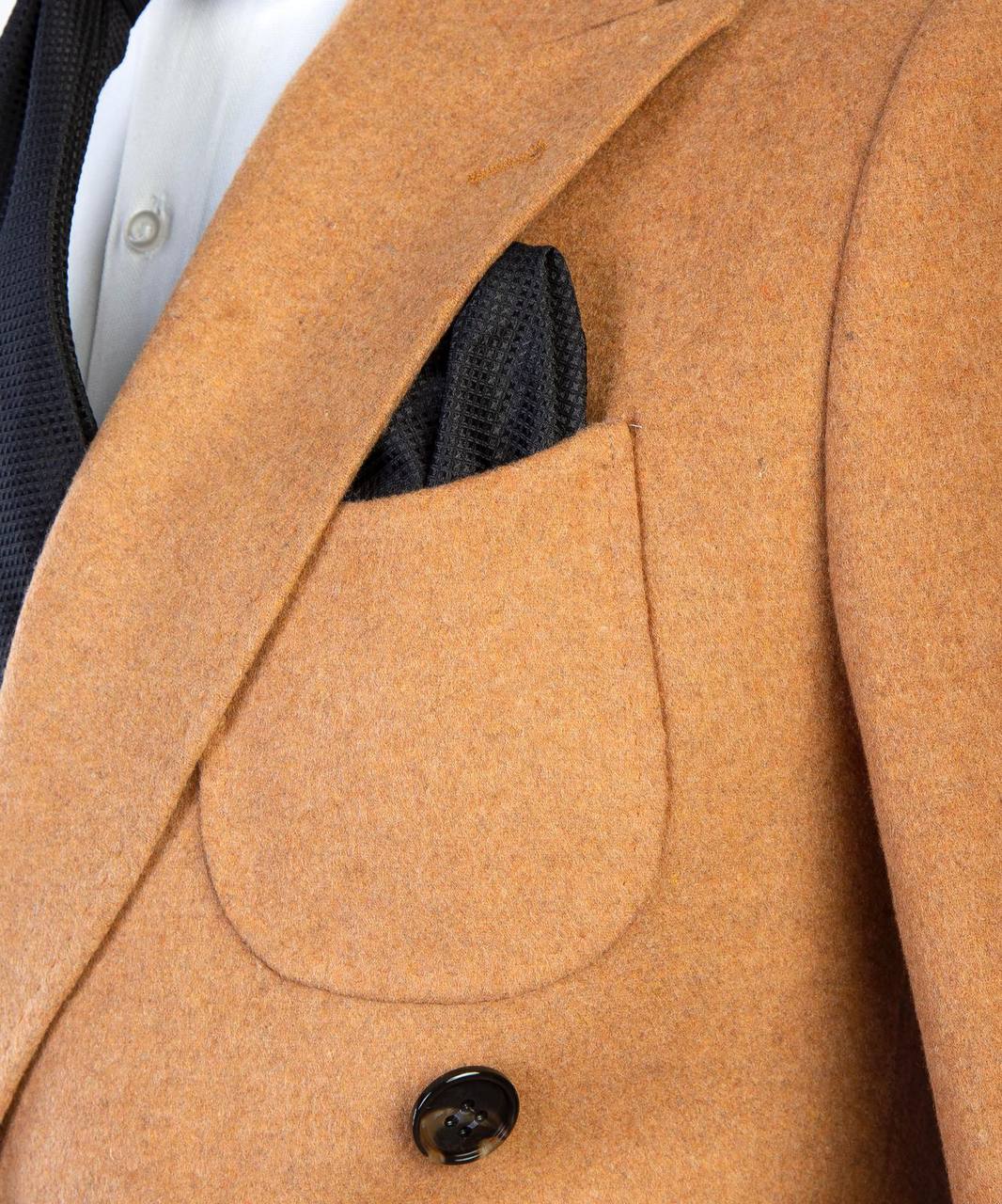 Warm Caramel Double Breasted Coat