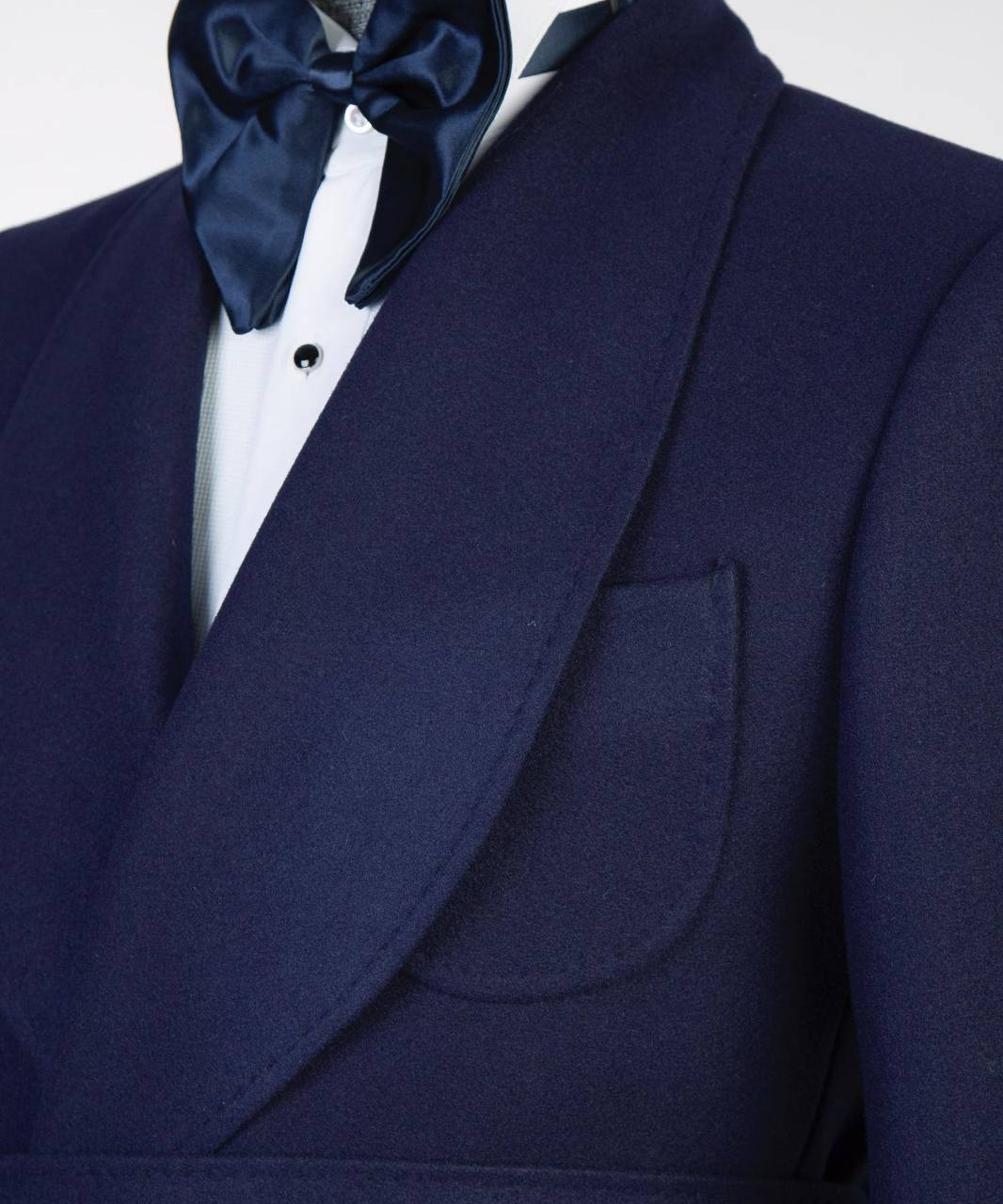 Midnight Blue Double Breasted Coat