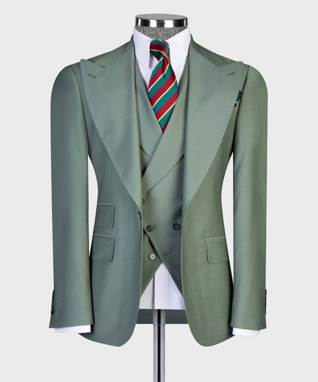 Sage Green 3-piece Suit