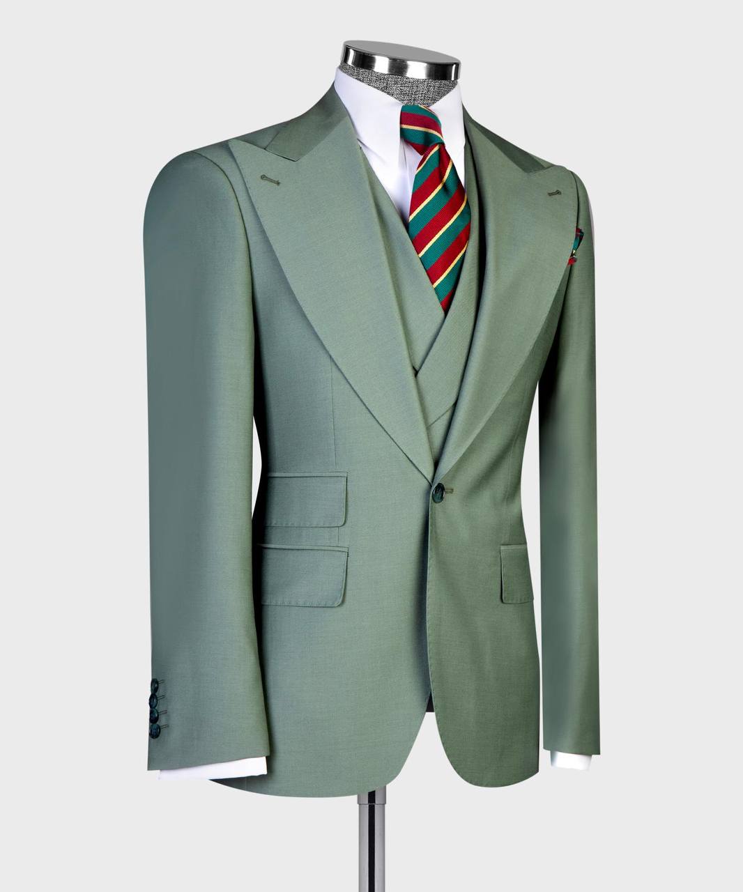 Sage Green 3-piece Suit