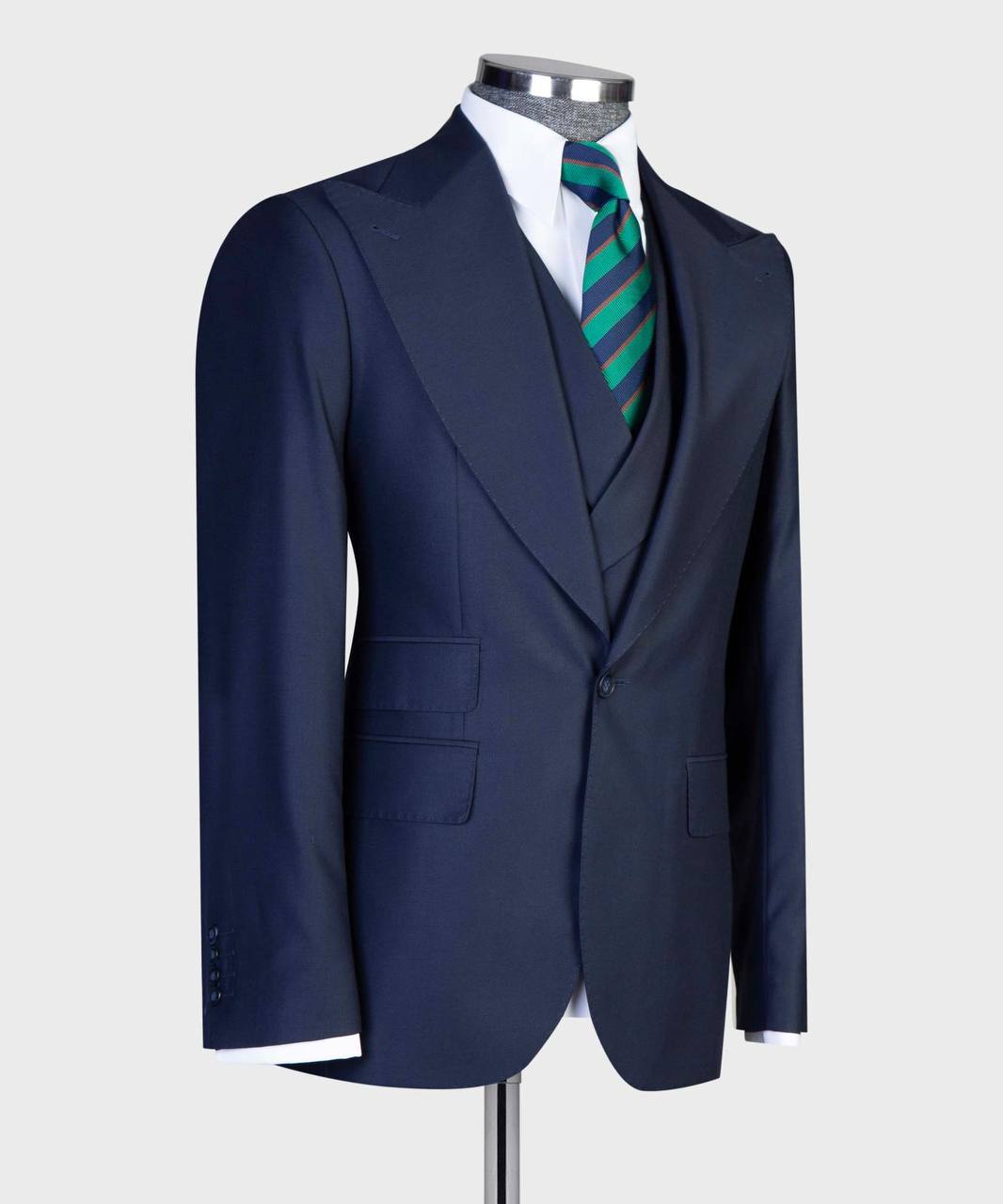 Navy Blue 3-piece Suit