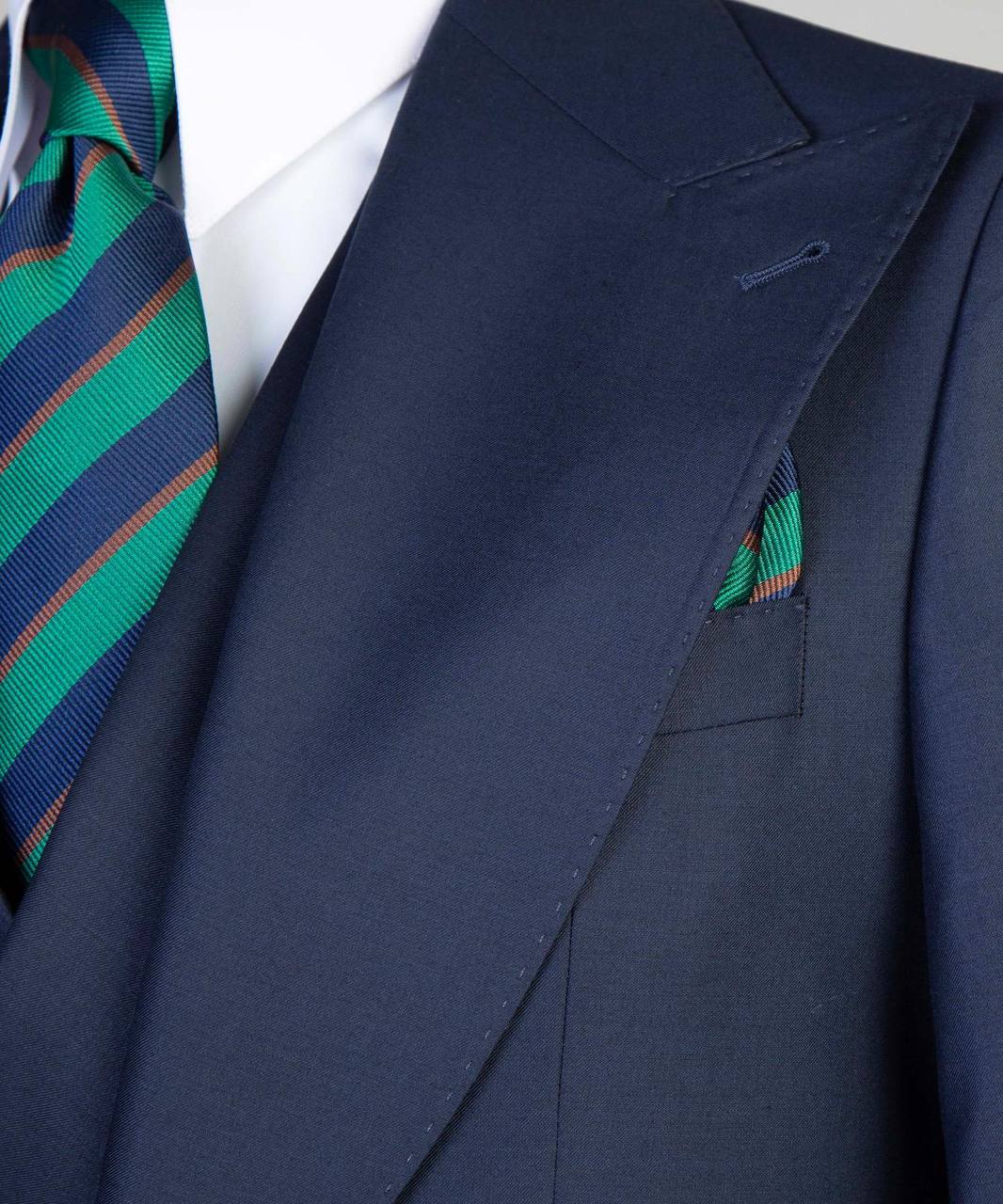 Navy Blue 3-piece Suit