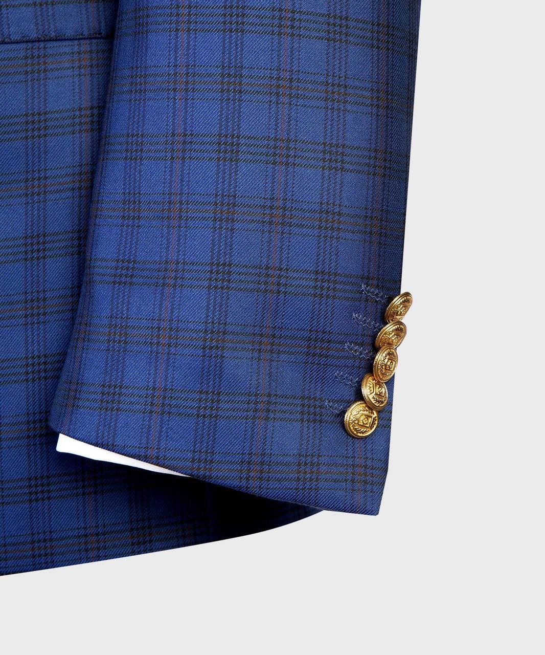 Royal Blue & Midnight Plaid Breasted Suit