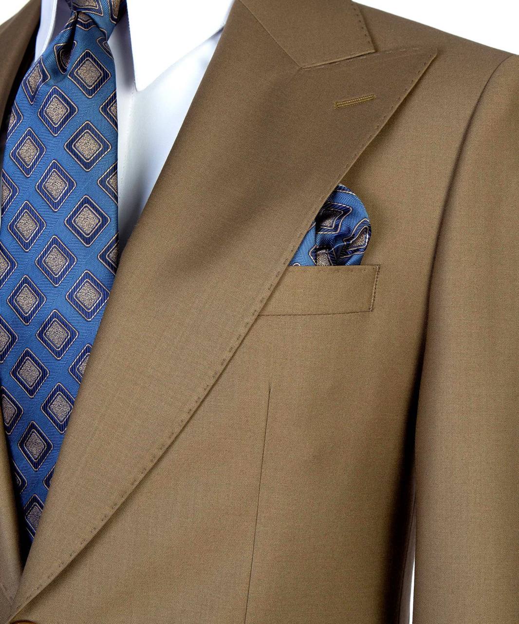 Tobacco Brown Three-Piece Suit - side view