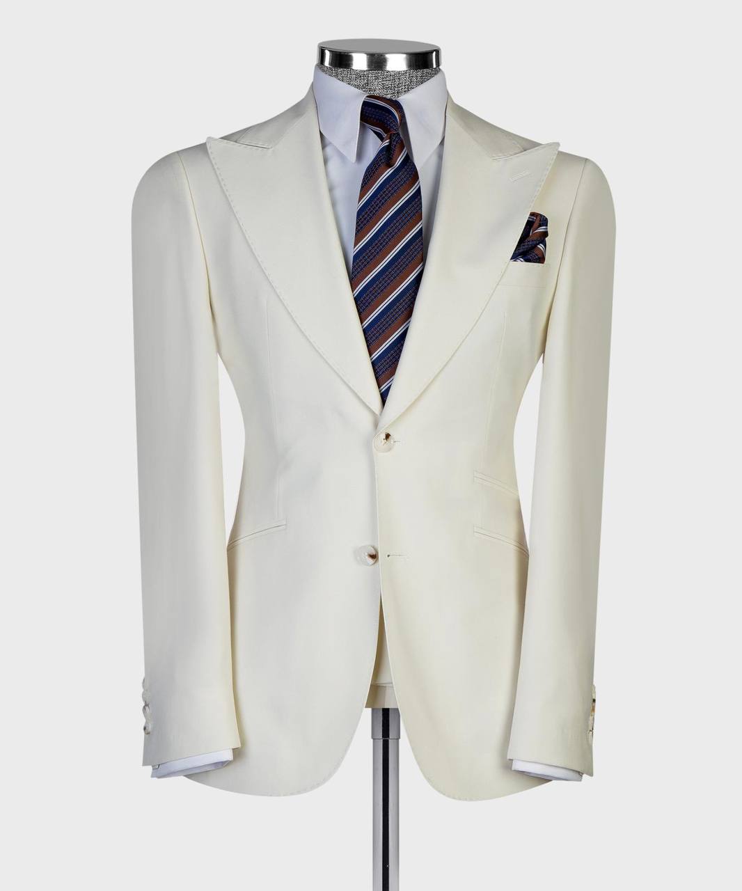 Ivory Alabaster Three-Piece Suit - alternate angle