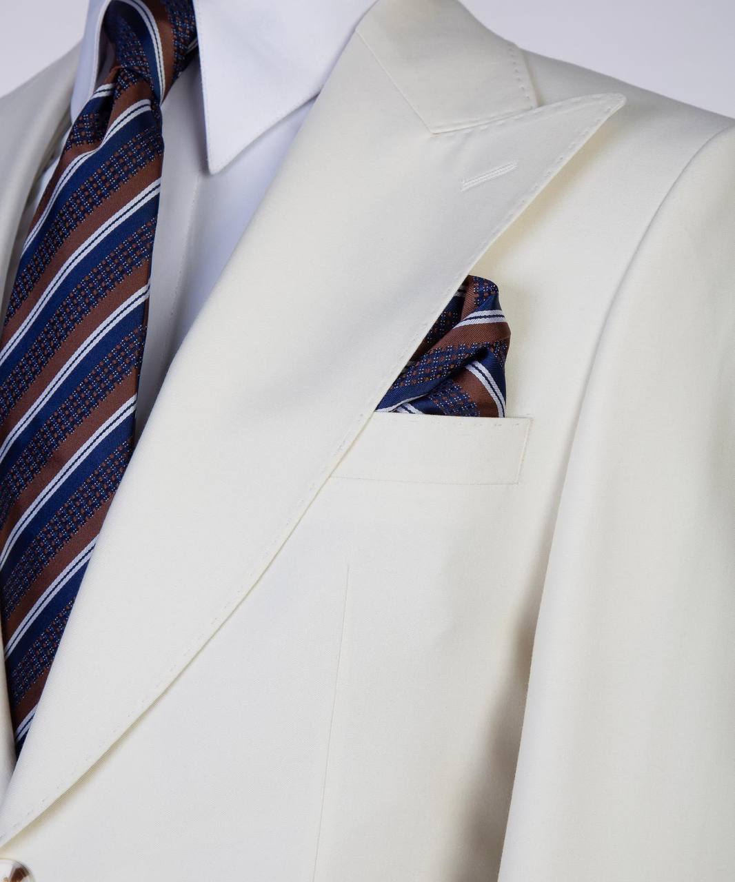 Ivory Alabaster Three-Piece Suit - side view