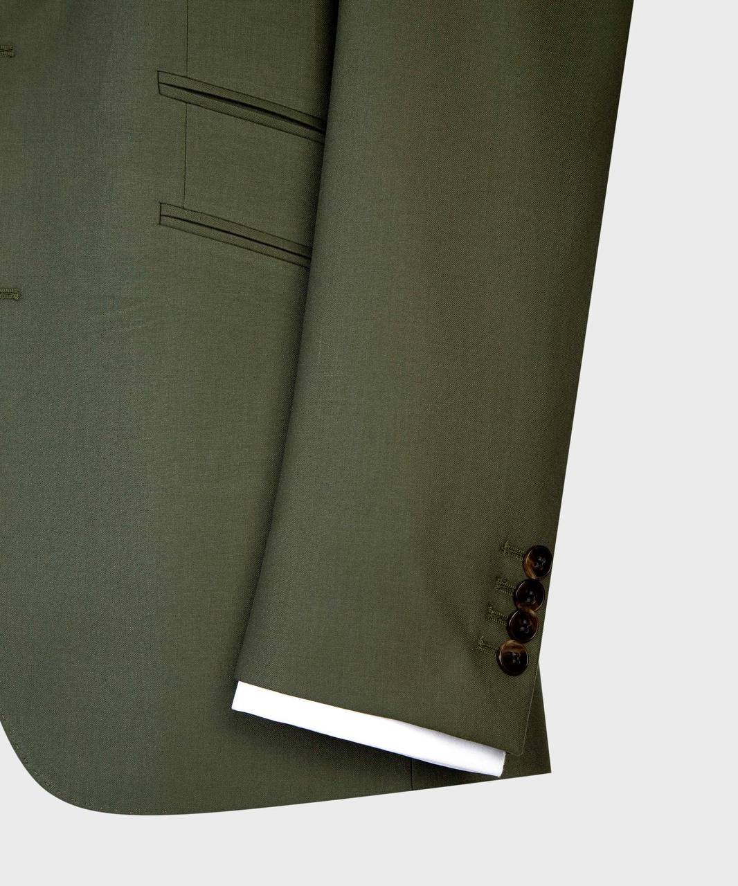 Imperial Olive Three-Piece Suit - back view
