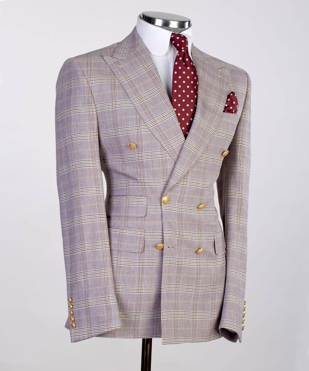 Lavender Glen Double-Breasted Jacket - alternate angle