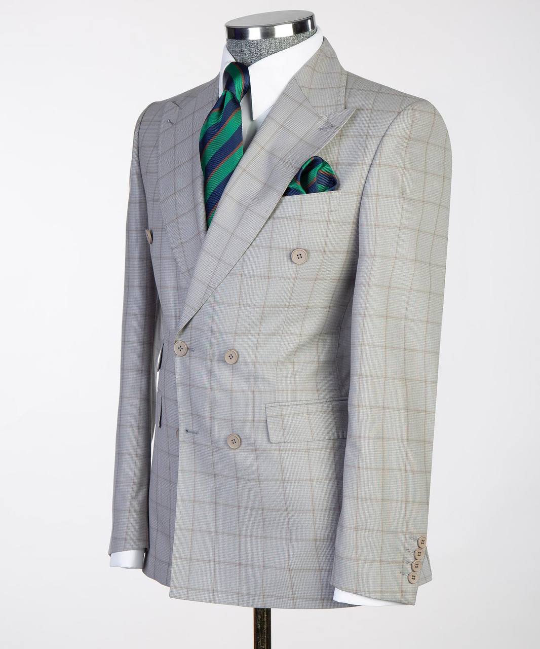 Copper Slate Double-Breasted Jacket - alternate angle