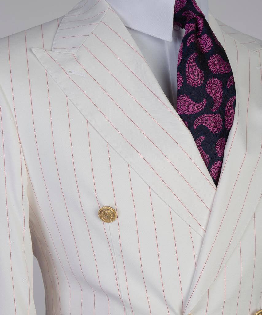Ivory Alabaster Double-Breasted Jacket - alternate angle