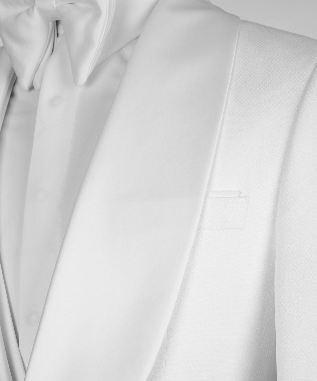 Ivory Alabaster Pearl-Embellished Tuxedo - detail view
