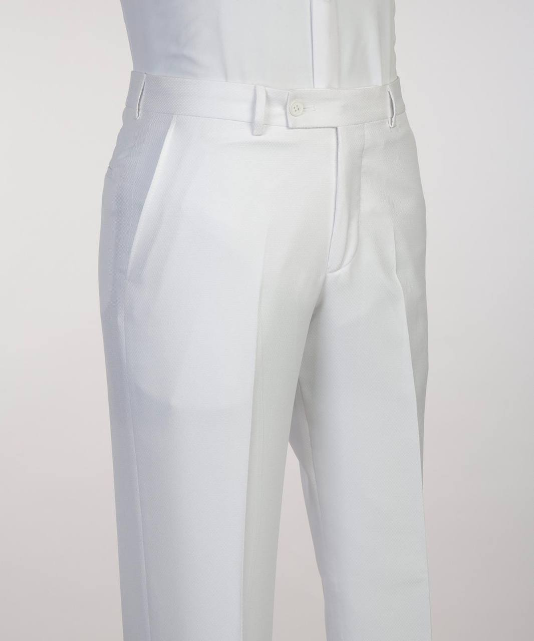 Ivory Alabaster Pearl-Embellished Tuxedo - styling detail